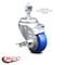 Service Caster 3 Inch Blue Polyurethane Wheel Swivel 12mm Threaded Stem Caster with Brake SCC-TS20S314-PPUB-BLUE-TLB-M1215 - alternate 2
